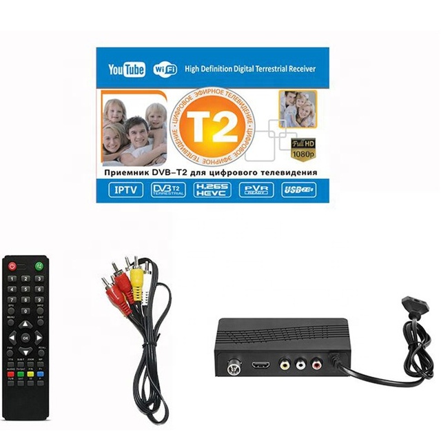 hd Dvb-t2 Set-top-box Receiver Sunplus 1509C Chip | Dvb-t2 Satellite Receiver Set Topbox | Satellite Tv Receiver