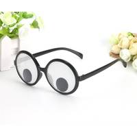 POWER Cadeaux d'Halloween Lunettes de farce à yeux qui roulent Jouets amusants Lunettes rigolotes Pique-nique en plein air Fête d'anniversaire amusante Jouets de farce amusants