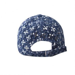 Bsci Manufacture Custom 6 Panel Sequin Puff Printing Sporty Formal Common Denim Baseball Caps Wholesale Dad <b>Hat</b> - Product Image 4