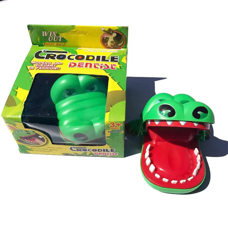 2023 best popular crocodile mouth lucky bite finger game classic parent child interactive toy stress relief toys for children