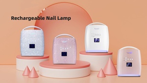 Lámpara de uñas LED UV recargable de 48W, secador de gel para uñas, herramienta profesional para uñas, temporizador de 5 velocidades, adecuada para el hogar y el salón. - Product Image 2
