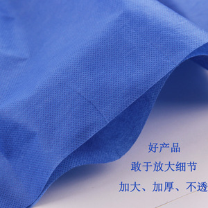 Calzoncillos desechables para hombre, color azul, 45 g, tela no tejida gruesa para sauna, masajes y belleza - Product Image 1