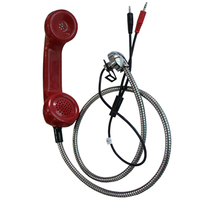 Cordon de téléphone flexible en PVC à 4 fils pour unité téléphonique de contrôle de distributeur automatique industriel