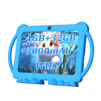 Tablet Infantil de 7 Pulgadas para Aprender, RAM de 4GB (2+2 Extendidas), Disco Duro de 32GB, Batería de 3000MAH, Android 12.0, Tablet Infantil para Aprender y Jugar
