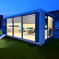 Vente en gros usine – Nouvelle maison conteneur préfabriquée modulaire de luxe de 20 pieds, type Apple Cabin, pour bureau ou habitation