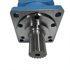 Moteur orbital hydraulique industriel à montage sur bride BM6, à couple élevé, avec arbre cannelé, pour accessoires d'excavatrice, bétonnière - Product Image 3