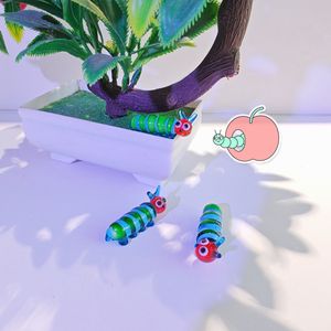 Simpatico vetro murano verme insetto figurina giocattolo decorazione per la casa - Product Image 5