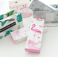 Boîte à nourriture pliable personnalisée imprimée, emballage en carton écologique pour gâteaux, biscuits, pâtisseries et desserts