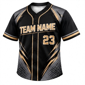 Vente en gros de maillots de baseball américains personnalisés de style Los Angeles, respirants, en polyester, à manches courtes, avec broderie, uniforme de baseball - Product Image 1