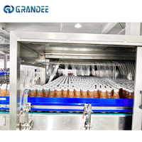 Pasteurisateur automatique de tunnel de pulvérisation de machine de chauffage de thé de citron de bouteille d'animal de compagnie pour la ligne de remplissage froide aseptique