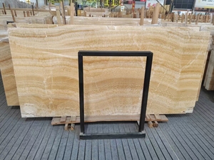 半透明金色蜂蜜木质大理石薄片玛瑙雕刻12x12玛瑙瓷砖仿古黄色玛瑙切成地板尺寸 - Product Image 4