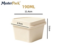 Gobelet à pudding triangulaire en PP transparent personnalisé, boîte à dessert jetable en plastique OEM ODM pour l'emballage de mousse de Noël