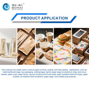 BOHAI BH886 su bazlı bariyer kaplama mkağıt bardaklar COBB isı sızdırmazlık kaplama polimer için kağıt kaseler - Product Image 5