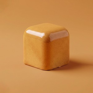 Piastrella Angolare Marocco Ambra 4,5 X 4,5 X 4,5 Cm Lucida con Bordi Irregolari - Product Image 1