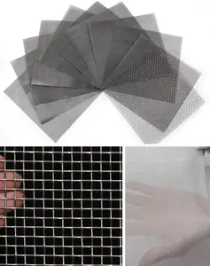 25 50 100 200 300 400 500 Micron Stainless Steel Woven Wire Cloth Mesh Netting