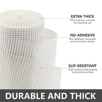 Revêtement d'étagère écologique 2x18 pouces x 10 FT Premium Grip pour tiroir de cuisine, armoire, placard et tables
