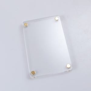 Cadre photo en acrylique magnétique solide à bords lisses et à surface cristalline Cadre photo en acrylique - Product Image 6