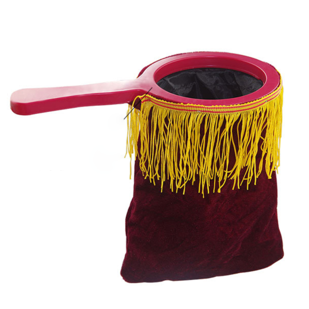 Отличный качественный сценический магический реквизит сумка для смены фокусов с кисточками