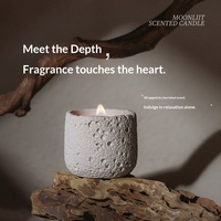 Bougie parfumée artisanale en cire de soja, série Moonlight, souvenir, cadeau d'anniversaire, décoration aromathérapie haut de gamme en forme de tasse pour la maison et la chambre