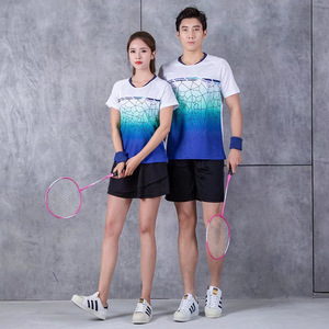T-shirt de tennis de table respirant à séchage rapide avec logo personnalisé de qualité supérieure, vêtements d'équipe sportive, maillot de badminton, shorts, jupes - Product Image 1