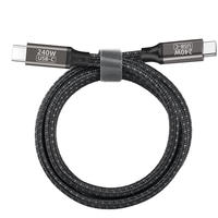 Câble USB C PD 240W 100W Chargement rapide des données Transmission haute vitesse en nylon tressé Type C 5A