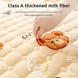 <span class=keywords><strong>ที่นอน</strong></span>ผ้าฟลีซบุนวมเดี่ยวผ้าโพลีเอสเตอร์สำหรับหอพักนักเรียนพับได้ - Product Image 2