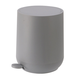 2023 Nordic household pedal ABS plastic circular trash can