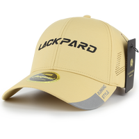 Gorra de Béisbol Unisex Lackpard de 6 Paneles, Ajustable, de Satén, con Hebilla de un Solo Paseo, Estilo Casual Deportivo, con Patrón de Letras Impresas por Transferencia Térmica