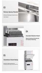 Lave-<span class=keywords><strong>vaisselle</strong></span> automatique de type capot pour restaurant, avec conception modulaire, lave-<span class=keywords><strong>vaisselle</strong></span> commercial pour salle à manger - Product Image 3