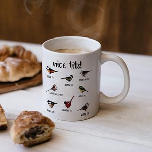 Taza de Café Divertida de 11 Onzas con Diseño de Aves, Regalo para Amantes de las Aves, Hombres y Mujeres, China - Product Image 5