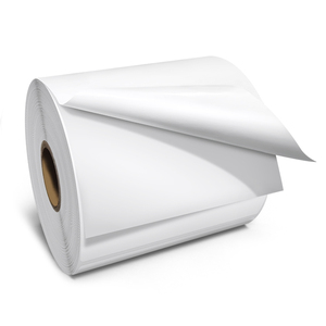 self-adhesive Thermal <b>Labels</b> blank <b>labels</b> <b>Waterproof</b> 500pcs Kiss Cut Sticker Rolls Writable for Packaging - Product Image 2