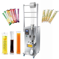 Machine d'emballage alimentaire automatique économique pour le remplissage et l'emballage de bâtonnets glacés, sachets d'eau, bâtonnets de gelée et pochettes dans des sacs en papier et en aluminium