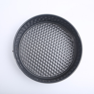Molde redondo para pasteles con forma de resorte, de acero al carbono, antiadherente, con base extraíble, para pasteles y productos horneados, 18 cm - Product Image 1