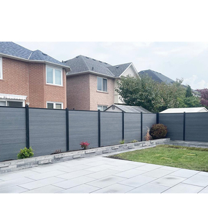 Nhà máy trực tiếp chống UV gỗ không thấm nước nhựa composite hàng rào Bảng điều chỉnh sinh thái thân thiện Composite hàng rào Panels WPC vườn hàng rào Hội Đồng Quản Trị - Product Image 4