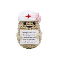 Grosir 2026 Boneka Rajut Amigurumi Buatan Tangan Berbagai Gaya Kawaii Penyemangat Emosional Dekorasi Mainan Anak