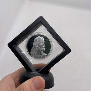 준비 주식 금속 공예 예수 신앙 종교 동전 24 k 금과 실버 동전 - Product Image 6