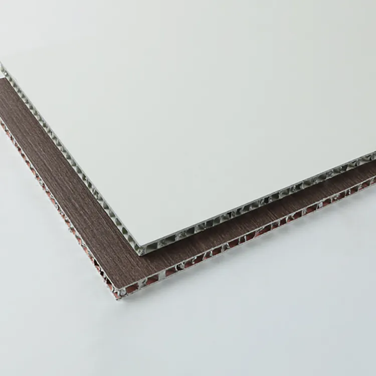 アルミニウム複合ハニカム壁パネル3mmから15mmアルミニウムハニカムパネル建築材料