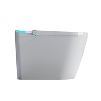 Vente en gros CUPC ETL Toilette intelligente à commande vocale Toilette électronique intelligente montée au sol