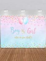 150Cm * 100Cm Biru Pink Gradien Anak Laki-laki atau Perempuan Jenis Kelamin Menunjukkan Latar Belakang untuk Bayi Jenis Kelamin Mengungkapkan Dekorasi Latar Belakang
