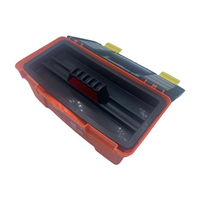 Boîte à outils rectangulaire Organisateur de boîtes à outils en plastique avec plateau amovible