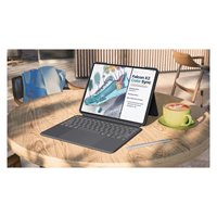 Clavier tactile combiné certifié RoHS pour iPad Pro 13 M4, étui graphite 0927795, protection en mini PU et TPU, fabriqué en Italie