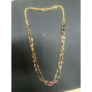 Collar de Perlas y Piedras Curativas de Jade Natural Colorido Estilo Bohemio para Mujer, Gargantilla de Perlas, Venta al por Mayor - Product Image 5