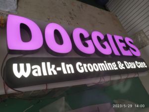 BRANDNEWSIGN Custom UL Certified Light Box Store <span class=keywords><strong>Sign</strong></span> SPA negozio per la cura degli animali segno del Logo segno del Logo personalizzato Outdoor UL Signage - Product Image 3