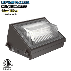 Buona qualità impermeabile IP66 LED muro luce <span class=keywords><strong>sensore</strong></span> fotocellule esterno Wallpack <span class=keywords><strong>lampada</strong></span> 150W ETL certificato di illuminazione <span class=keywords><strong>esterna</strong></span> - Product Image 1