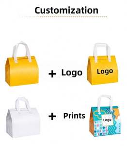 Bolsa Térmica Personalizada para Llevar Comida, Sellada por Ultrasonido, de Polipropileno No Tejido, Desechable, Aislada, Reciclable, para Sándwiches y Pasteles - Product Image 3