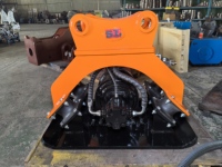 Compacteur à plaques vibrantes pour excavatrice 10-13T, compacteur hydraulique haute efficacité, pour remblais de fosses routières, Permco CE