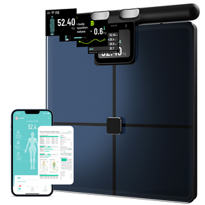 Báscula Digital de Baño de Alta Precisión con 8 Electrodos, Analizador de Composición Corporal de Vidrio Templado, Monitor de Salud, 180 kg, IMC - Product Image 1