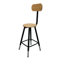 Tabouret de bar en bois, hauteur de bar et de comptoir