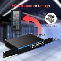 Injecteur PoE 150W 48V 10 Gbit/s 8 ports, alimentation Ethernet pour caméras IP, commutateurs réseau multi-ports, certifié CE/FCC/ROHS, capacité 16G