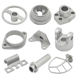 Componente de aluminio fundido a presión con superficie arenada - Product Image 1